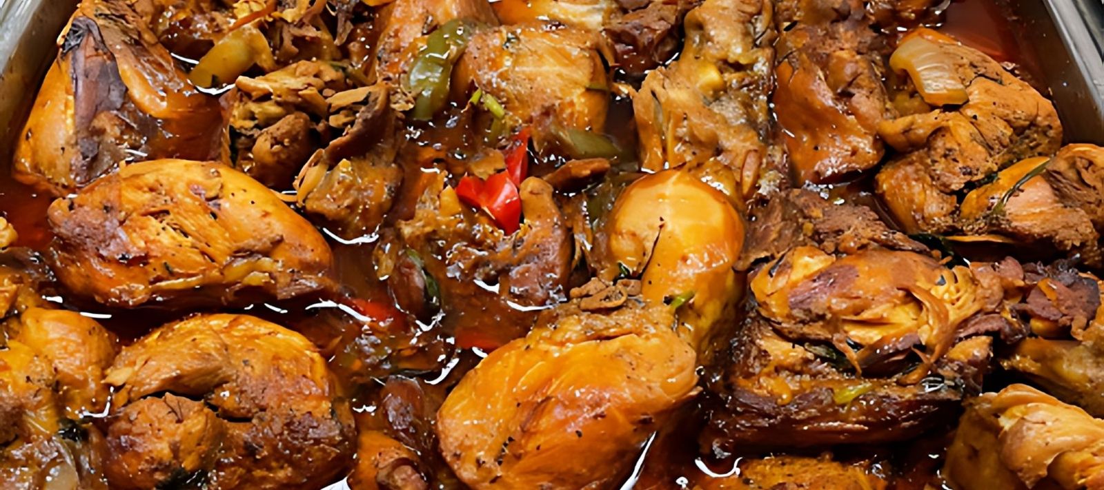 Stewed chicken at Rancho Restaurant